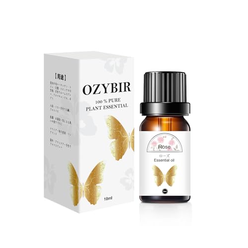 OZYBIR ローズ バラ エッセンシャルオイル 100%天然精油 アロマオイル 純天然抽出 rose Essential oil お風呂・加湿