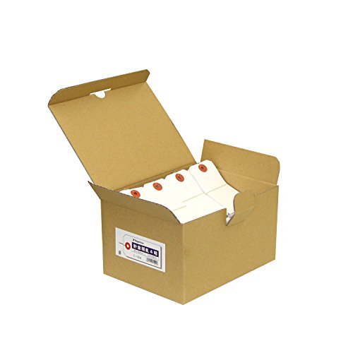 長門屋商店 針金荷札4号(中) 1000枚箱入 ニ-004[1730022]