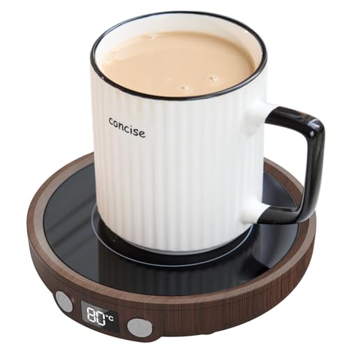 ATOPSUN カップウォーマー コーヒーウォーマー 保温コースター36W 最高80℃ 3min驚く加熱昇温13cm延長強..