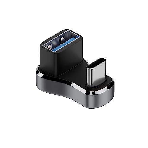 USB Type C(オス) to USB 3.1 (メス)変換アダプタ U型 (1個セット) Suptopwxm USB3.1 10Gbps