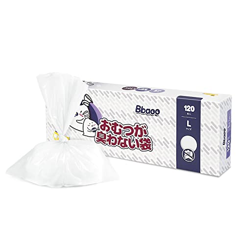ホワイト/L1個/NB-1・Size:L1個Color:ホワイト・臭いをしっかり遮断：最高の気体バリア性があるEVOH樹脂（エバール）を採用して、びっくりするほどの臭わない袋を作り出します。強烈な臭いを放つ子供のおむつを袋に入れて縛った瞬間、ニオイが激減します。・7層フィルム：多種類の樹脂を共押し出しすることで多機能を有する袋ができます。柔らかくて破れにくいです。猫砂や生ごみ処理にも使えます。フィルム自身が毒性をもたず安全・安心です。・サイズ＆カラー：Lサイズ（32x45cm）。上部に余裕があって簡単に袋の口を結びます。カラー：ホワイト。色付きなので、中身が見えにくいです。・使いやすい：ティッシュのように片手で袋を取り出せます。お出かけときにパッと2〜3枚持っていくことができます。箱もコンパクトなので省スペースです。・いろいろな場合で：赤ちゃん・大人のおむつ処理やペットの汚物処理だけでなく、嘔吐物や屋外の排泄物処理にも使用できます。におい移りやすい物の収納に適します。