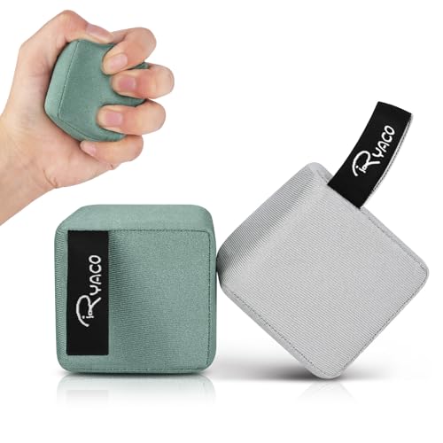 RYACO ストレス解消ボール 2個セット ストレス解消グッズ 握力トレーニングボール エクササイズ ハンドグリップ スクイーズボール マッサー