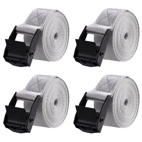 YAPJEB 荷締めベルト 荷物ベルト ラッシングベルト タイダウンベルト 1m 1.5m 2m 3m 5m 幅2.5cm 荷造りベルト 固定ベ