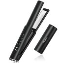 ヘアアイロン コードレス ストレートアイロン ミニ 小型 持ち運び 両用 USB充電式 ヘアアイロン 2way カール 前髪用ヘアアイロン 誤起(2)