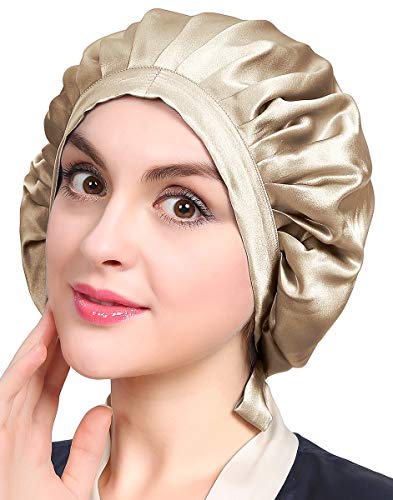 [LilySilk] リリーシルク 天然シルク100% ナイトキャップ 枝毛防止 保湿美髪 ロングヘア用 お休みキャ..