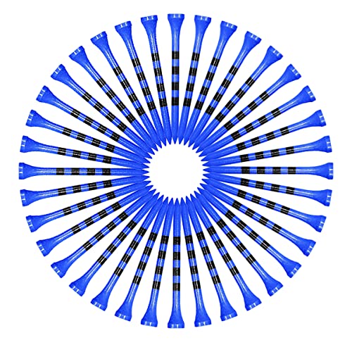 YFFSFDC ゴルフティー 83mm 高さ調整 ロングティー ウッドティー 目盛り付き ゴルフ 用品 コンペ アク..