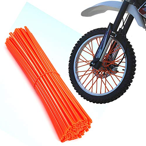 YFFSFDC スポークカバー 72本セット スポーク バイク/自転車/オートバイ用 スポークスキン スポークラップ スポークガード ホイール用