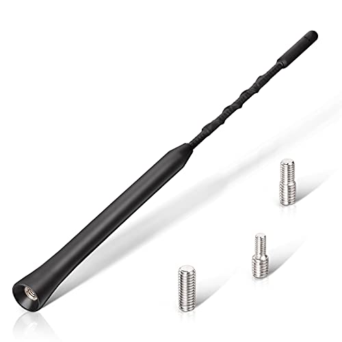 BINGFU カーアンテナ FM カーラジオアンテナ カールーフアンテナ 車 23cmマストカーアンテナ 強力なFM..