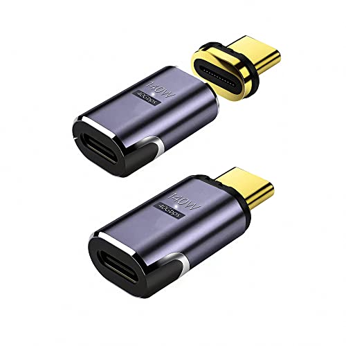 USB-C Type Cマグネット変換アダプタ サンダーボルト3 雷電 40Gbps高速データ転送 8K動画転送 24ピン マグネットアダプター