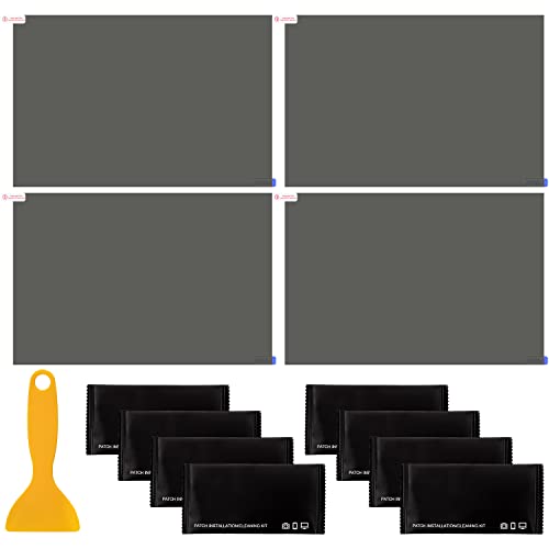 K&F Concept 偏光フィルムシート 200x300mm 4枚入り 線形偏光フィルター 直線偏光 高偏光度 任意裁断 ..