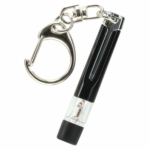 [カーメイト] 静電気 除去 防止 キーホルダー 除電確認ランプ付き ビリッとこない レジテック メッキ D..