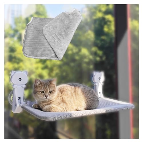 2025年新モデルpetstay 猫ハンモック 強力な吸盤式 猫 窓用 ハンモック 猫窓ベッド 折畳み式 耐荷重約1..