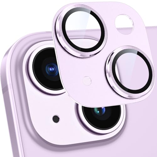 カメラフィルム iPhone14/ iPhone14 Plus用 カメラ保護 アルミ合金製 強化ガラス アイフォン14/14プラ..
