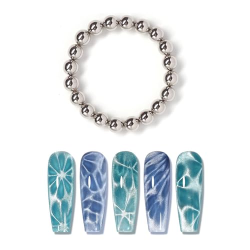 サムコス 球形 小さい ネイル用マグネット ネイルアートツール 20個セット キャッツアイ専用磁石 多機能 3D UVジェル 磁気スティック ツ