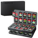 Switch 2対応 JSAUX ゲームカードケース|ゲームカード40枚+Micro SD40枚収納・Switch/Lite/OLED対応・マグ
