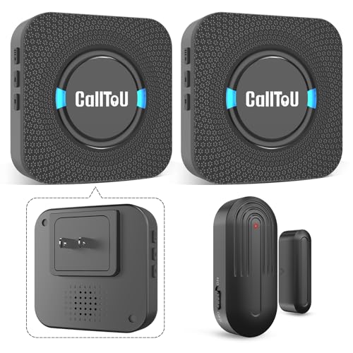 CallToU ドアセンサー ワイヤレス チャイム ドアベル ドア開閉センサー セット ドアチャイム 防犯アラ..