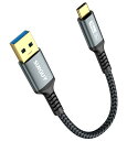 SUNGUY USB Type C ケーブル 0.15M USB3.1 Gen2 10Gbps データ転送 タイプ c 高速充電 USB-A t(4)