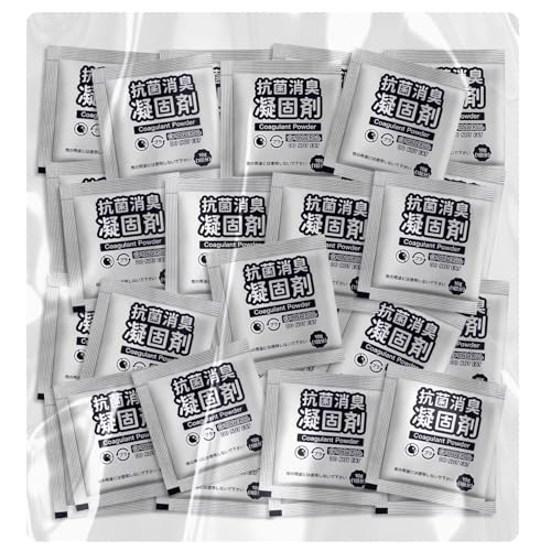 100回分セット凝固剤 個包装 高吸水性ポリマー 簡易トイレ凝固剤 15年保存 非常用 液体を固めて 高吸水..