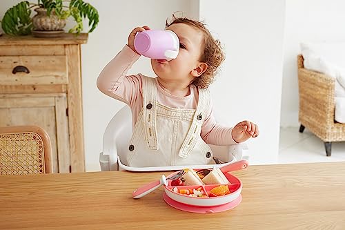 munchkin マンチキン ハンドル付きミラクルカップ パープル パステル 6ヶ月から こ...