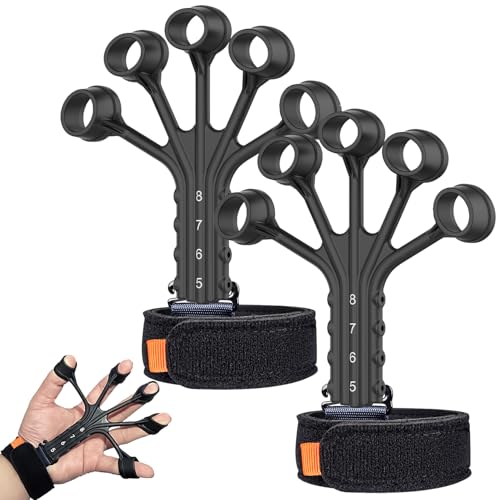 フィンガーパワー 2個セット フィンガートレーナー ハンドグリップ 握力 トレーニング 握力回復 5~8kg握力強化訓練 握力強化道具 グリッ