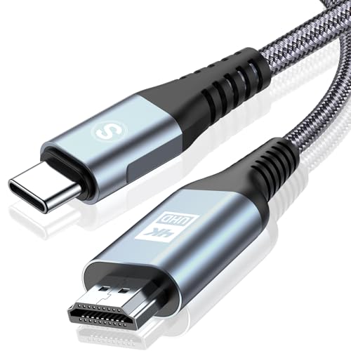 USB Type C HDMI 変換ケーブル 3M sweguard 4K@60Hz UHD映像出力単方向通信 USB C to HDMIケーブ