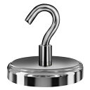 超強力 マグネットフック Cosego 垂直耐荷重133kg 金属製 直径6.0cm 磁石付き キッチン用 オフィス用 業務用 玄関 倉庫 壁掛