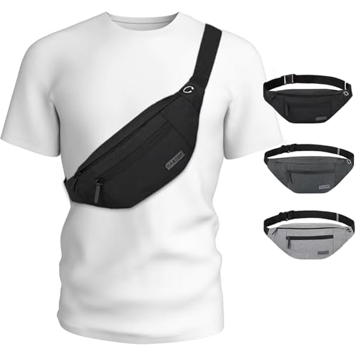 MAXTOP ウエストポーチ 軽量 ウエストバッグ 3way 斜めがけ 大容量 収納力 耐摩擦 多機能 イヤホンホー..