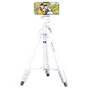 Fotopro スマホ 三脚 120cm 4段階 調節 小型 3WAY 雲台 収納袋 スマホ用 スマホホルダー iPhone Android ビ