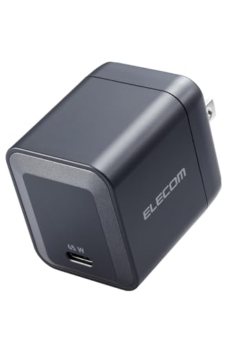 エレコム USB PD 充電器 65W 1ポート Type-C GaN採用 PPS対応 折りたたみ式プラグ PSE技術基準適合 [iPhone エレコム USB PD 充電器 65W 1ポート Type-C GaN採用 PPS対応 折りたたみ式プラグ PSE技術基準適合 [iPhone