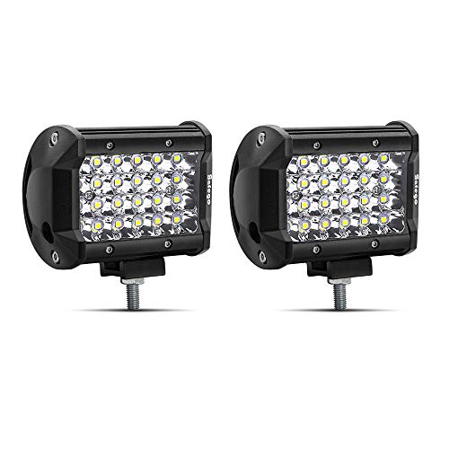 Safego ワークライト 72W LED 作業灯 ワークライト 狭角30度タイプ 24連LED 車外灯 農業機械 12V 24V兼用 汎用 防