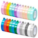 KKLM テープボール 48mm 24ロールセット スティッキーボールテープ カラフル おもちゃ テープボール用 カラフル DIY用品 ストレス