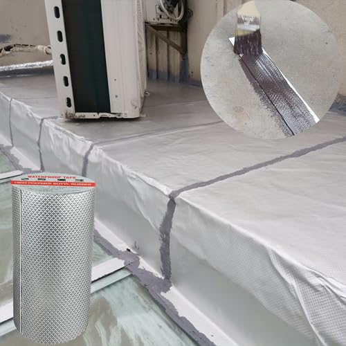 TINYMATCH 水漏れ防止テープ 30cm×10m 耐熱耐低温 高粘着性 超強力 防水テープ 屋外 トタン屋根 防水用ブチルテープ 雨漏り補