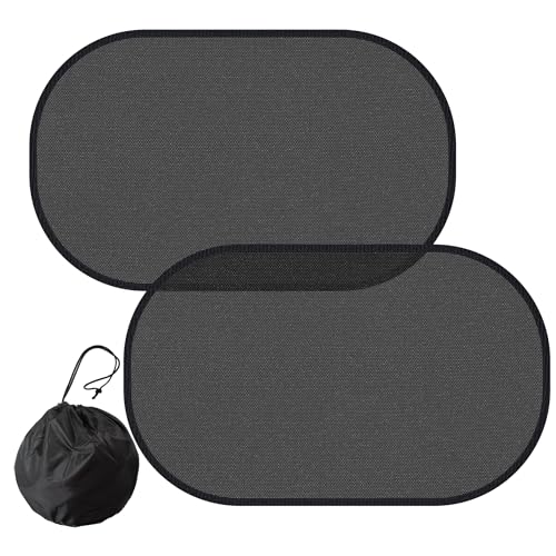 車用サンシェード サイド 車 日除け ピタッとくっつく 静電気式 車窓日よけ カーシェード 認証取得済み..