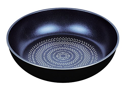 パール金属 取っ手の取れる フライパン 26cm IH対応 ブルーダイヤモンドコート ルクスパン 取っ手別売り HB-2437 ブラック