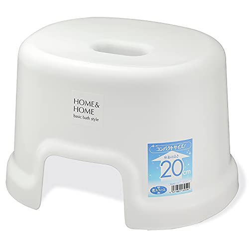 リス 風呂椅子 高さ 20cm ホワイト H&H『防カビ加工』