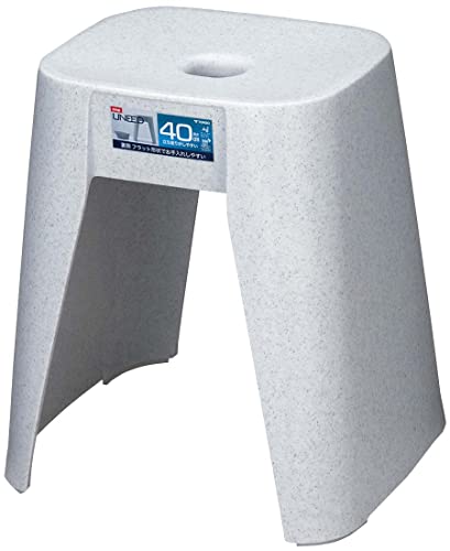 新輝合成 トンボ ユニード 風呂椅子 Ag 抗菌 引っ掛け 乾きやすい 立ち座りが楽 ホワイト ストーン 幅37×奥行32.5×高さ40cm 日