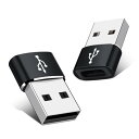 USB 変換アダプタ Type C (メス) to USB 2.0 (オス) 2個セット 480Mbps 急速充電&高速データ同期 小型 Mac