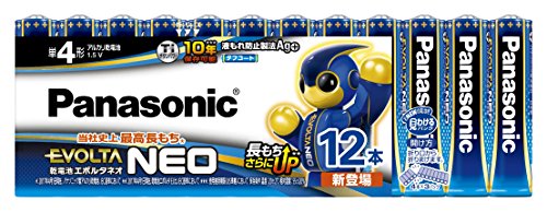 パナソニック エボルタNEO 単4形アルカリ乾電池 12本パック LR03NJ/12SW