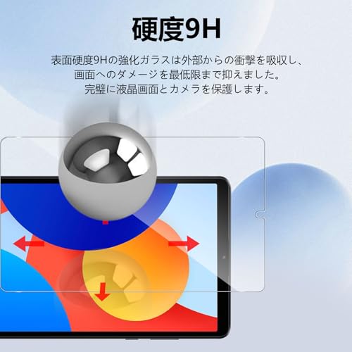 2������For Redmi Pad SE 8.7 4G ���饹�ե���� Kluso ���˻��� �����9H Xiaomi Redmi Pad SE