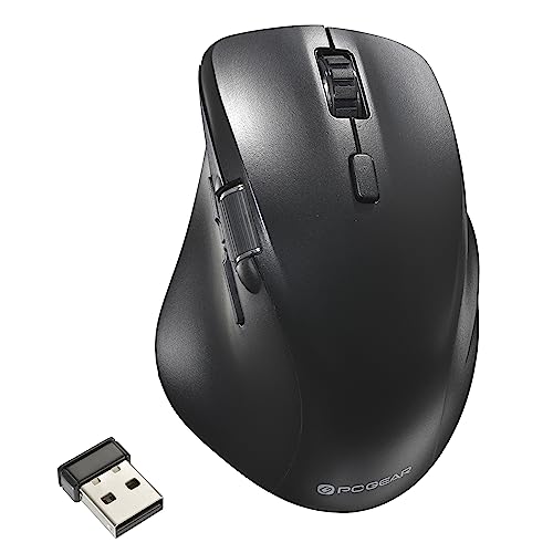 オーム電機PCGEAR マウス ワイヤレス Bluetooth デバイス3台対応 静音 ワイヤレスマウス ブラック Mサイズ サ sunflowerjapan-10025907 サンフラワーJapan パッケージ画像