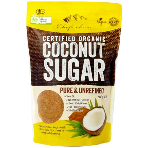 シェフズチョイス オーガニックココナッツシュガー 有機JAS ACO USDA Organic Coconut Sugar (500g)