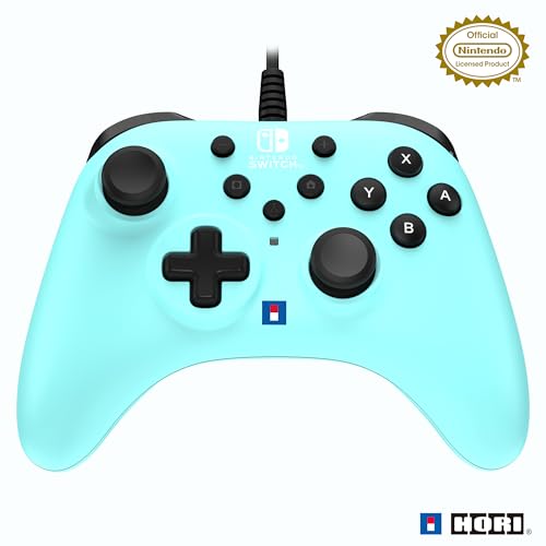任天堂ライセンス商品ホリパッド TURBO for Nintendo Switch? / PC アイスブルー連射ホールド機能搭載