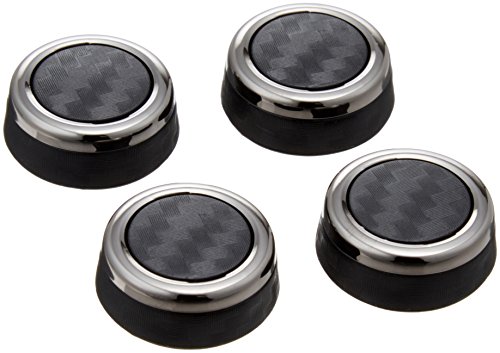 カーメイト(CARMATE) 車用 ナンバーボルトキャップ LUXIS カーボンルック&メッキ LS405