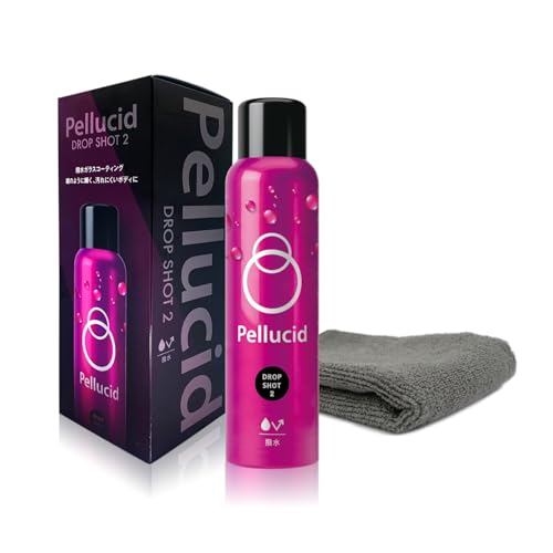 4)ドロップショット2撥水 210ml PCD-812ピンク/210 ミリリットル/PCD-812・Style:4)ドロップショット2撥水 210ml PCD-812・パッケージ個数:1・日本製、撥水ガラスコーティング剤・スプレーによる細かい霧状噴射により、液だれや塗りムラを防ぎ均一かつ滑らかに仕上げます・ボディに鏡のような輝く艶・光沢を与えます・ガラス質被膜が細かな洗車キズを埋め、傷を消しボディをつるつるに仕上げます・繰り返し使用することで鏡のような輝きが増す濡れたままスプレーして拭くだけの簡単施工。ボディに鏡のような輝く艶・光沢を与える。汚れ付着を防止、ボディを守る。UV吸収剤配合。繰り返し使用することで輝きが増す。新車・コーティング施行車・全塗装色使用。コーティング施工専用拭き取りクロス付き。ノーコンパウンド。 使用箇所ボディ、ウインドウガラス、ヘッドライト、ホイール、メッキパーツ、内装樹脂パーツ、ピアノブラックパーツ、スマホ・タブレットにも使用 成分撥水レジン、UV吸収剤