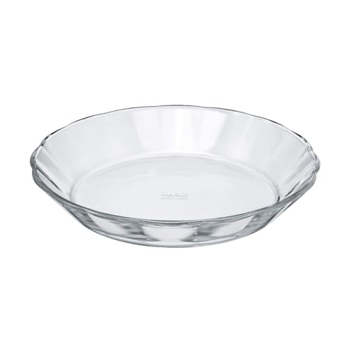 HARIO(ハリオ) 耐熱ガラス製 プレート 1100ml 食器 皿 BUONO kitchen クリア グラタン皿 日本製 HPL-110-B