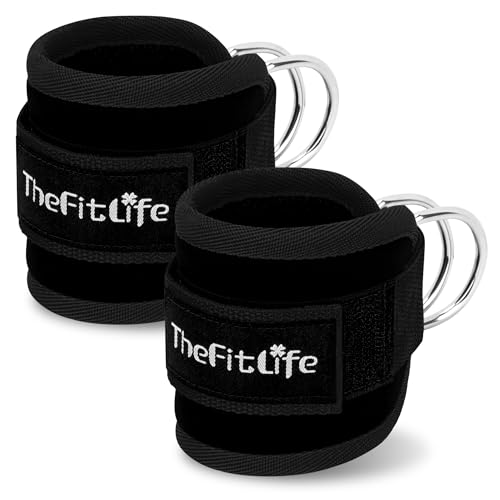 TheFitLife アンクルストラップ お尻 トレーニング 美尻 ケーブルマシン アタッチメント お尻筋トレ アンクルバンド 足首ストラップ