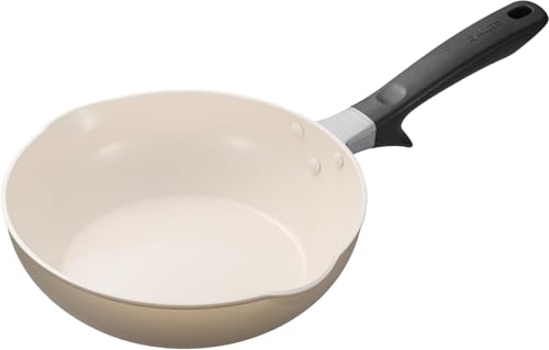 京セラ セラブリッド PFAS 鉛 カドミウム フッ素 不使用 セラミック 加工 フライパン 24cm 深型 IH ガス 対応 焦げ付きにくい
