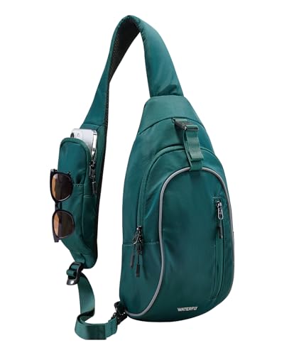[ウォーターフライ] ボディバッグ ワンショルダーバッグ 斜め掛けバッグ メンズ: 小さめ ショルダーバッグ 軽量 肩掛けバッグ コンパクト シ