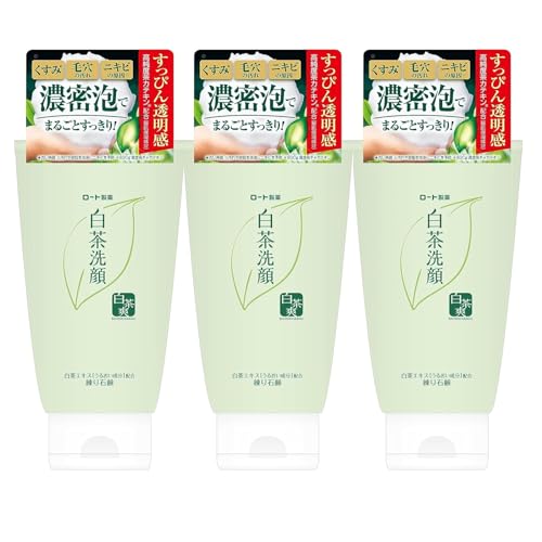 グリーン/120グラム × 3個/8100000032512・Size:120グラム × 3個・パッケージ個数:1・セット内容:3個セット・肌のうるおいを守りながら、洗顔するたび毛穴の汚れや古い角質を落とします。・くすみ(古い角質)を落として透明感のある肌に・濃密泡でまるごとすっきり・香り:柚子と緑茶のやさしい香り商品紹介 「白茶爽（しろちゃそう）」は、白茶エキス（うるおい成分）と高純度茶カテキン（引きしめ成分）を配合した“お茶洗顔”シリーズ。しっかり泡立つ贅沢で豊かな泡が、皮脂汚れや古い角質を洗い流し、明るくクリアな肌へと導きます。柚子と緑茶の自然でやさしい香りです。「白茶爽 白茶練り石鹸」はチューブタイプの練り石鹸です。 原材料・成分 水、グリセリン、パルミチン酸、ラウリン酸、水酸化K、ステアリン酸、ミリスチン酸、チャ葉エキス（白茶エキス）、チャカテキン、ユズ果実エキス、ドクダミエキス、銅クロロフィリンNa、ラウラミドプロピルヒドロキシスルタイン、カラメル、メントール、BG、ポリクオタニウム-39、エタノール、EDTA-2Na、香料 使用方法 清潔な手のひらに適量（約2?3cm）をとり、水またはぬるま湯で泡立ててからやさしく洗い、その後よく洗い流してください。