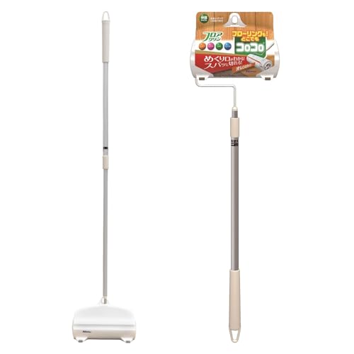 ニトムズ コロコロ 本体 L フロアクリン SC 30周 1巻入 ロング スパっと切れる 長さ調節(61cm~97cm) フローリング カーペッ